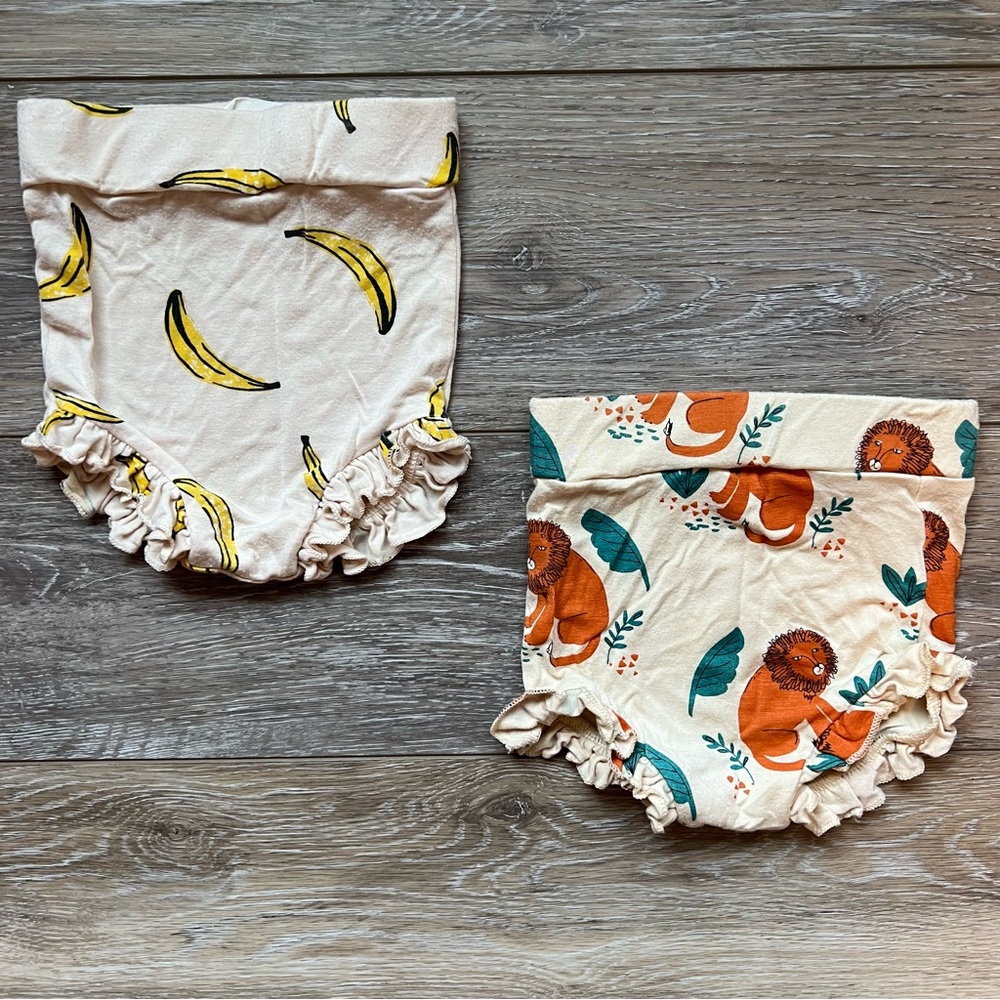 Spearmint Love 3-6M Ruffle Bloomer (2 pack) 🧺 BUNDLE @ 5 PCS FOR $35 (see below